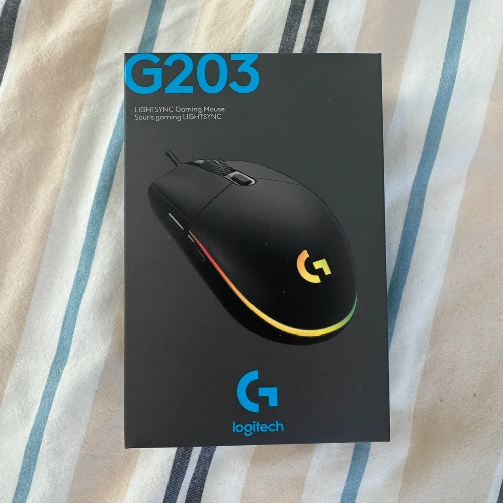 Logitech G203 Lightsync RGB Mouse - Black